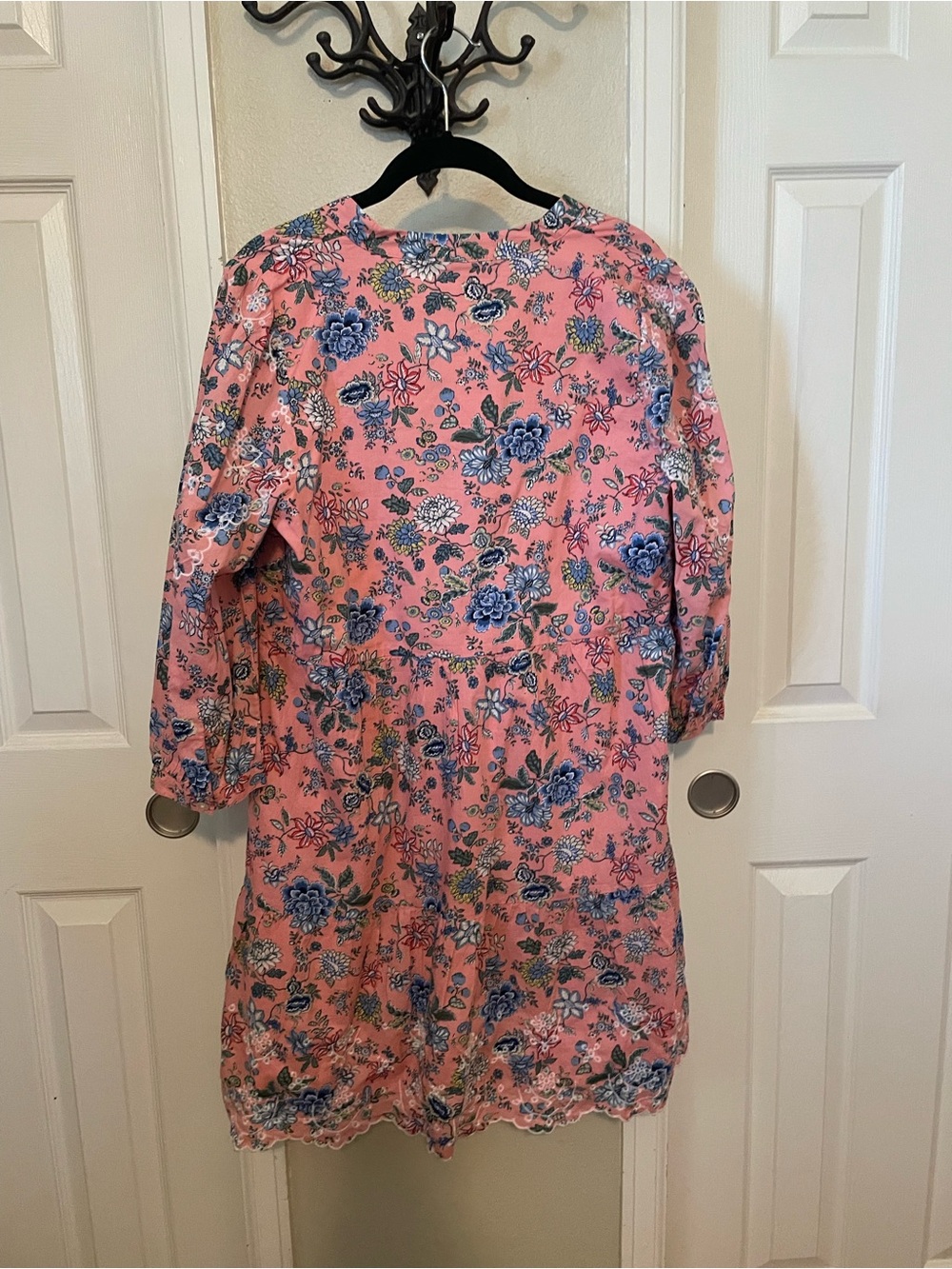 Loft midi Floral Cotton Dress - Picture 6 of 8